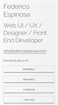 Mobile Screenshot of federicoespinosa.com